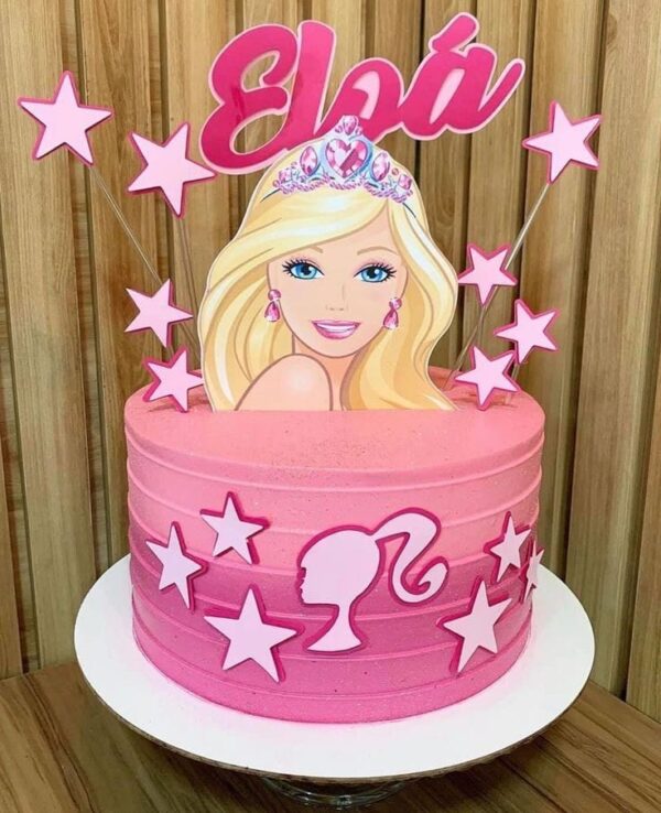 Topo de bolo da barbie
