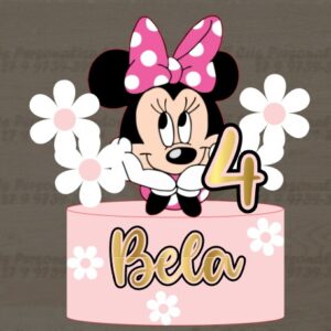 Topo de bolo Minnie